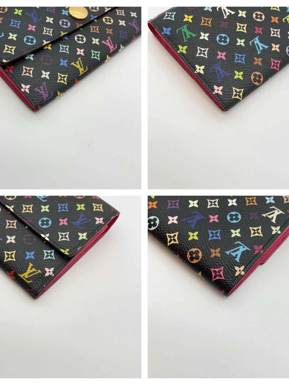 Louis Vuitton Black Murakami Sarah long wallet - Picture 16 of 16